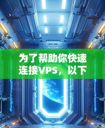 为了帮助你快速连接VPS，以下是一些推荐的步骤